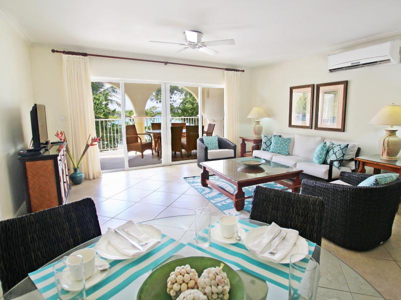Sapphire Beach 205 , Beachfront villas Barbados , Christ Church  , Dover Beach , South Coast Barbados  