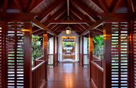 Barbados, Sandy Lane, Villa Alila - Entrance